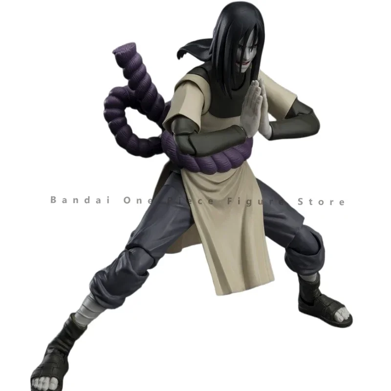 In Stock Original Bandai SHF Naruto Orochimaru Action Figure Animation Toy Gift Model Collector Anime Hobby Genuine