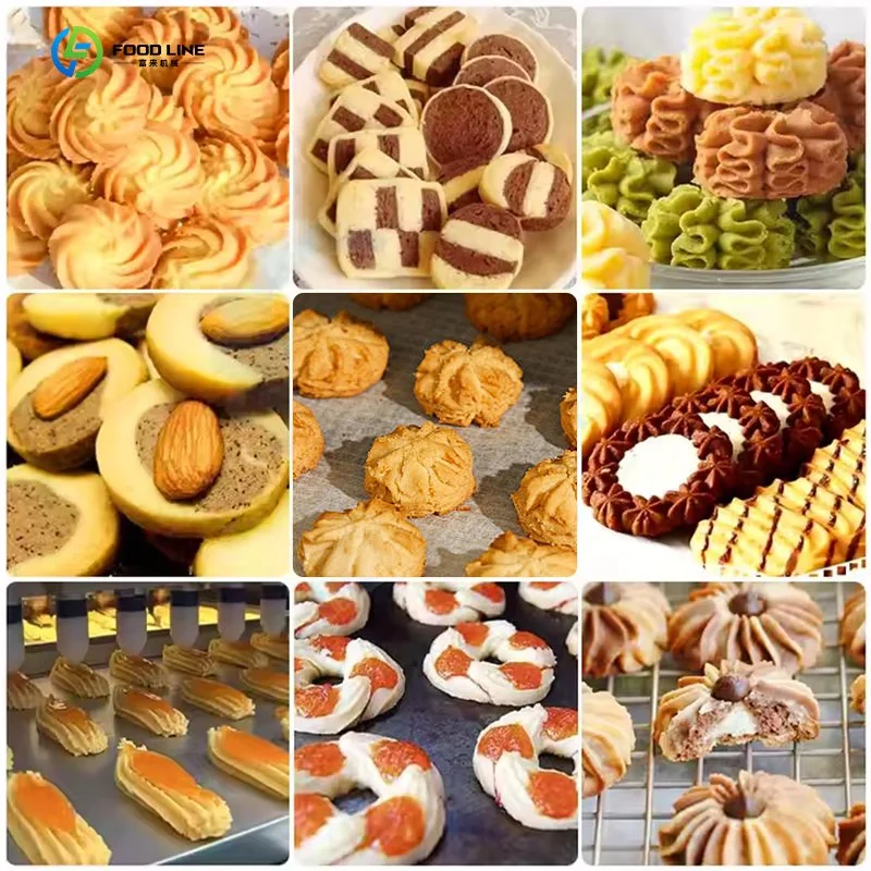Customized Commercial Small Automatic Biscuit Cookies Cake Mold Maker Making Machine Factory Price Equipment