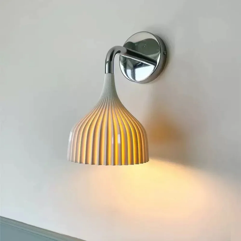 Nordic Acrylic Wall Lamp Modern Minimalist Cream Style Wall Light Bedroom Bedside Study Living Room Accent Wall Decorative Lamp
