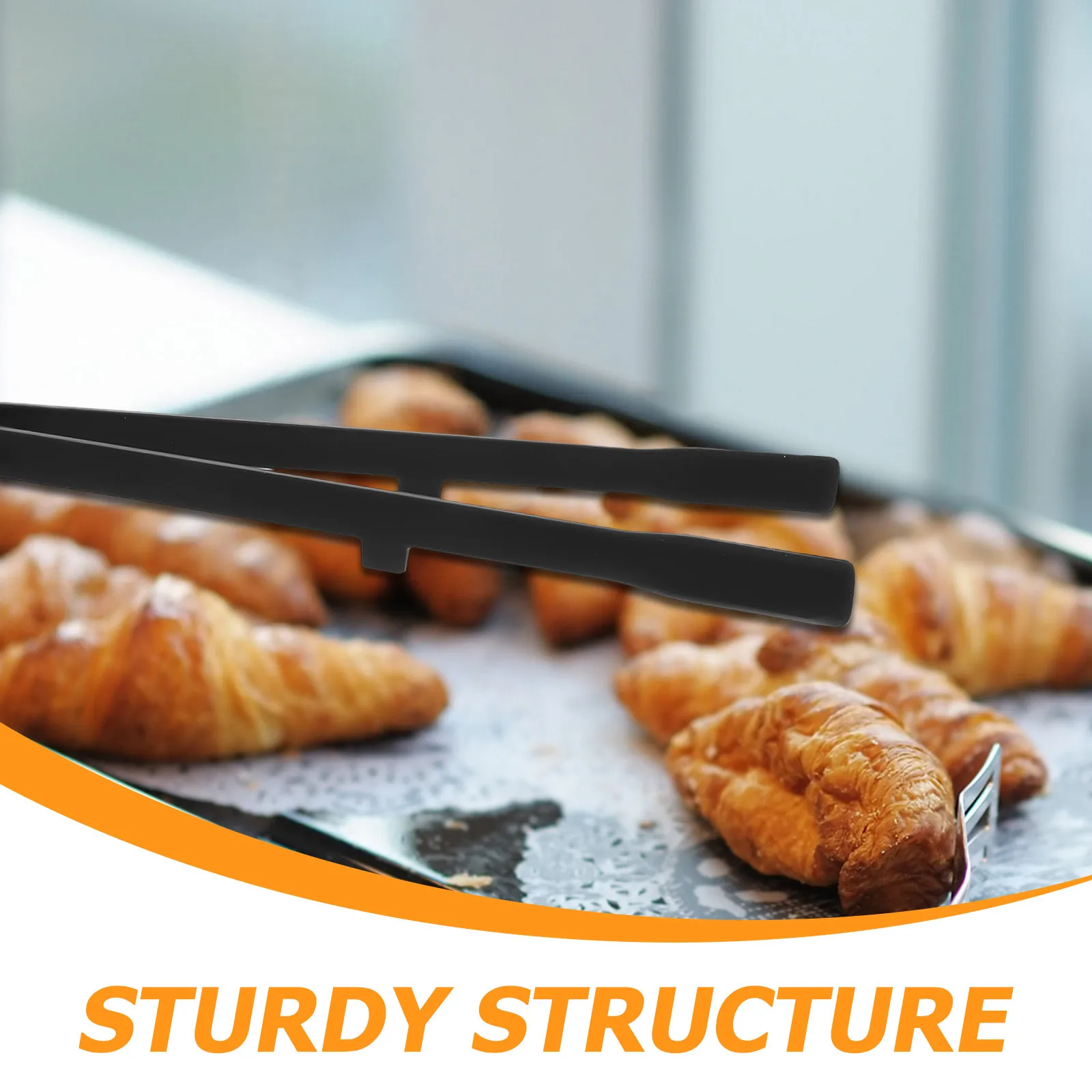 

Silicone Kitchen Clamp Tong Bbq Steak Food Flipping Tool Easy to Clean Versatile for Cooking and Outdoor Activities