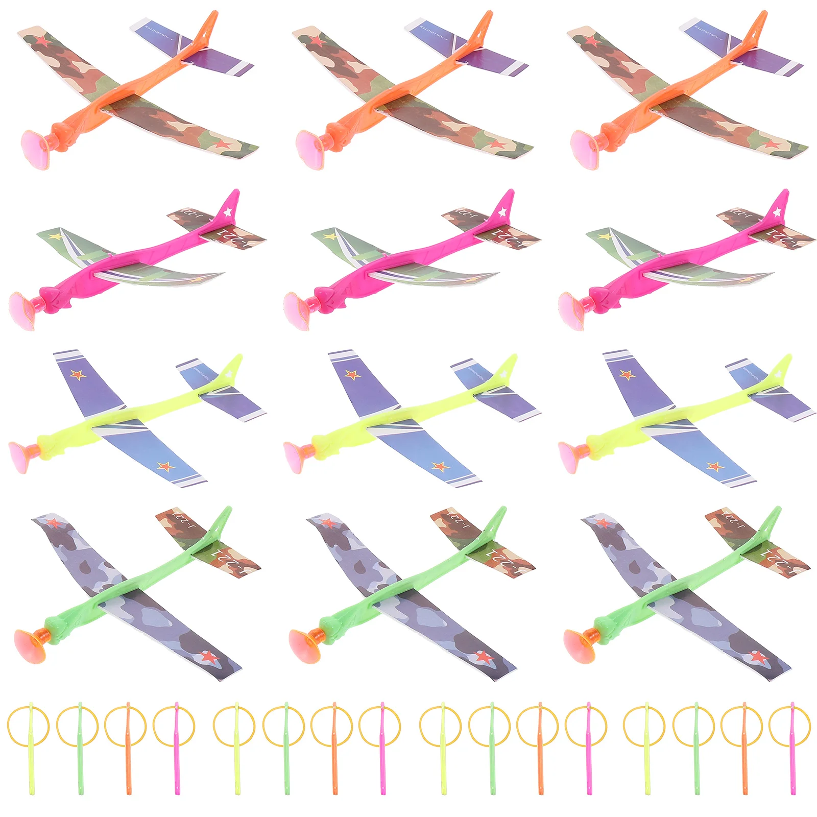 

30 шт., катапульта, игрушка-самолет для детей, уличная летающая игра, легкий самолетик из полипропиленовой бумаги с тонкой работой для авиации