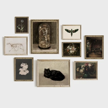 Vintage Owl Canvas Poster 1