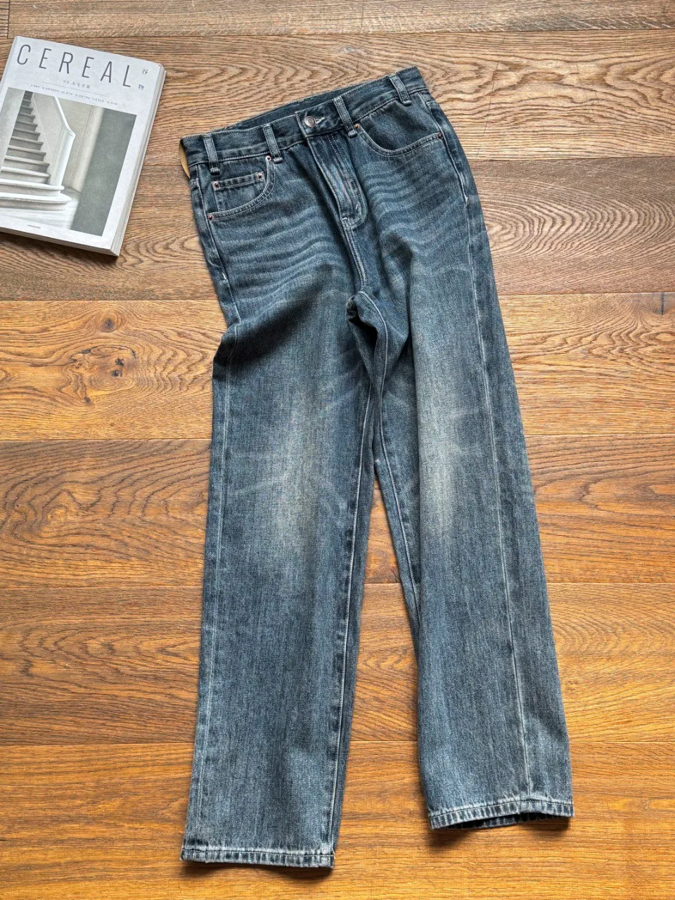 

Women's High Waisted Jeans In 100% Cotton Hot Sales High Quality Straight Leg Pants 2025 Luxury Design Trousers For Women