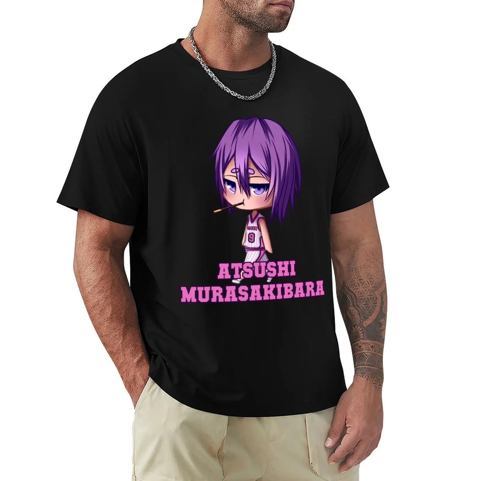 

Atsushi Murasakibara T-Shirt Stylish Print Short Sleeve Tee