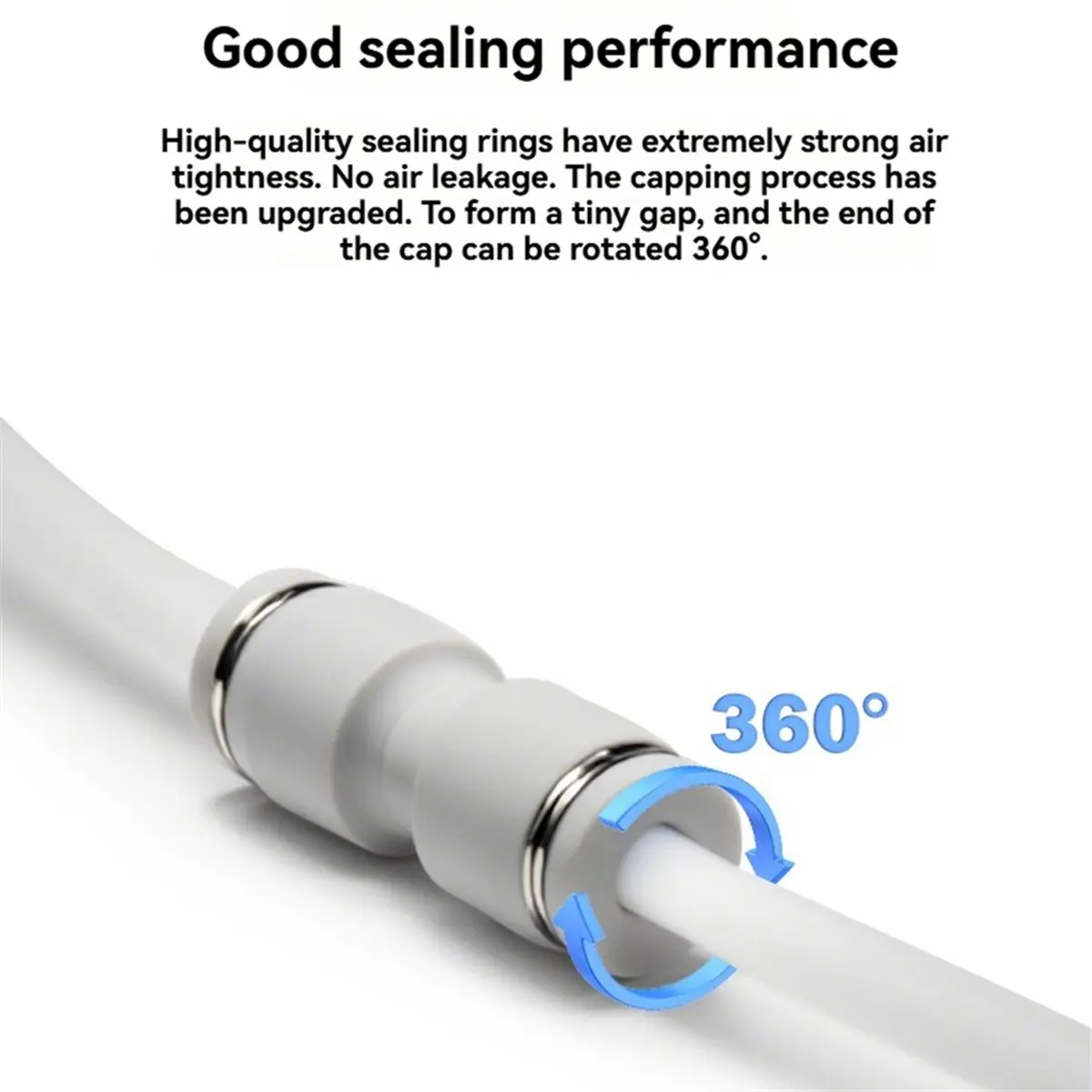 2PCS PTFE Tube Connector Pneumatic for Bambu Lab X1 X1C X1E P1P P1S 1.75mm Filament Splitter Fitting 3D Printer Parts