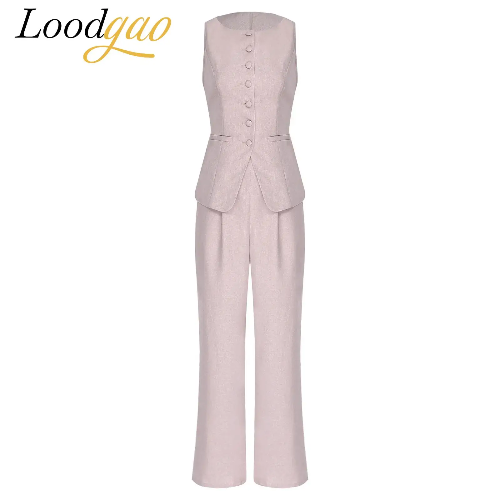 

Офисный женский комплект из 2 предметов, рабочий жилет, женский тонкий женский уличный брючный костюм, пиджак без рукавов, одежда из двух предметов