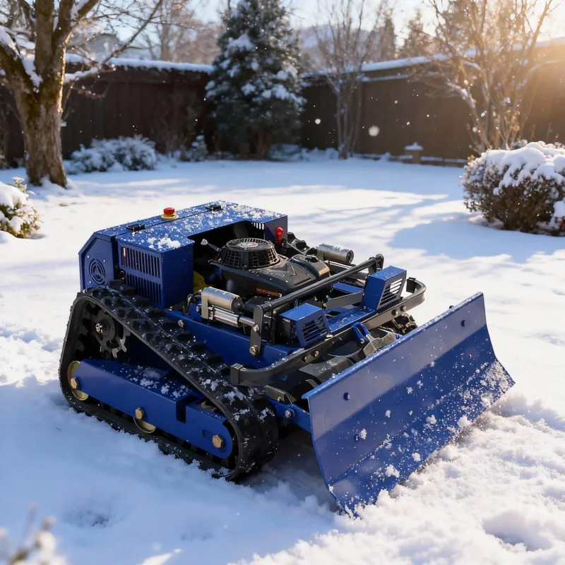 

Умная гусеничная косилка по индивидуальному заказу, зимняя машина для очистки снега, автоматический пульт дистанционного управления, профессиональное сельскохозяйственное оборудование