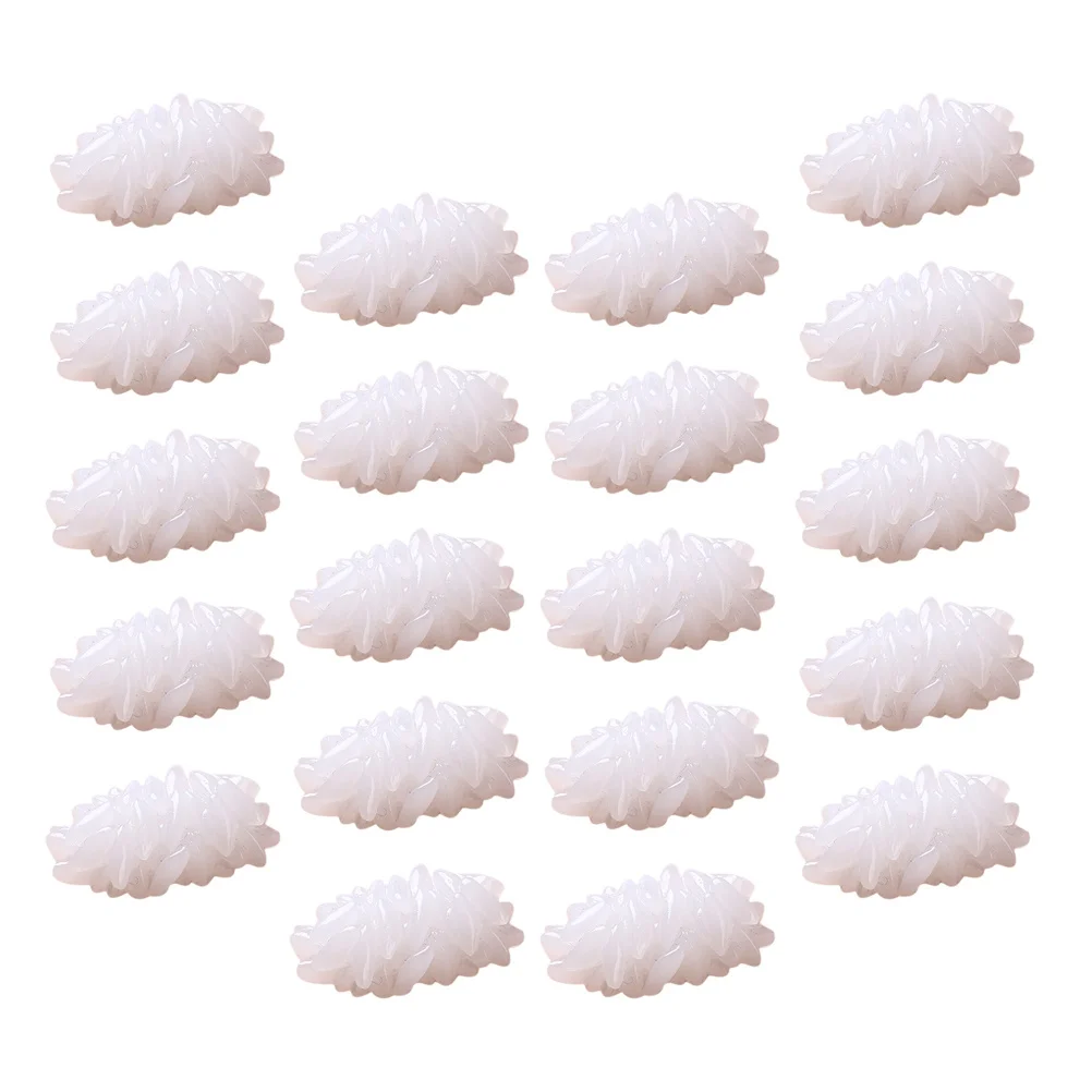 24 stks Gesimuleerde Rijst Levensechte Nep Voedsel Kunstmatige Rijst Decor Voor Voedsel Fotografie Props Keuken Display Montessori Educatief