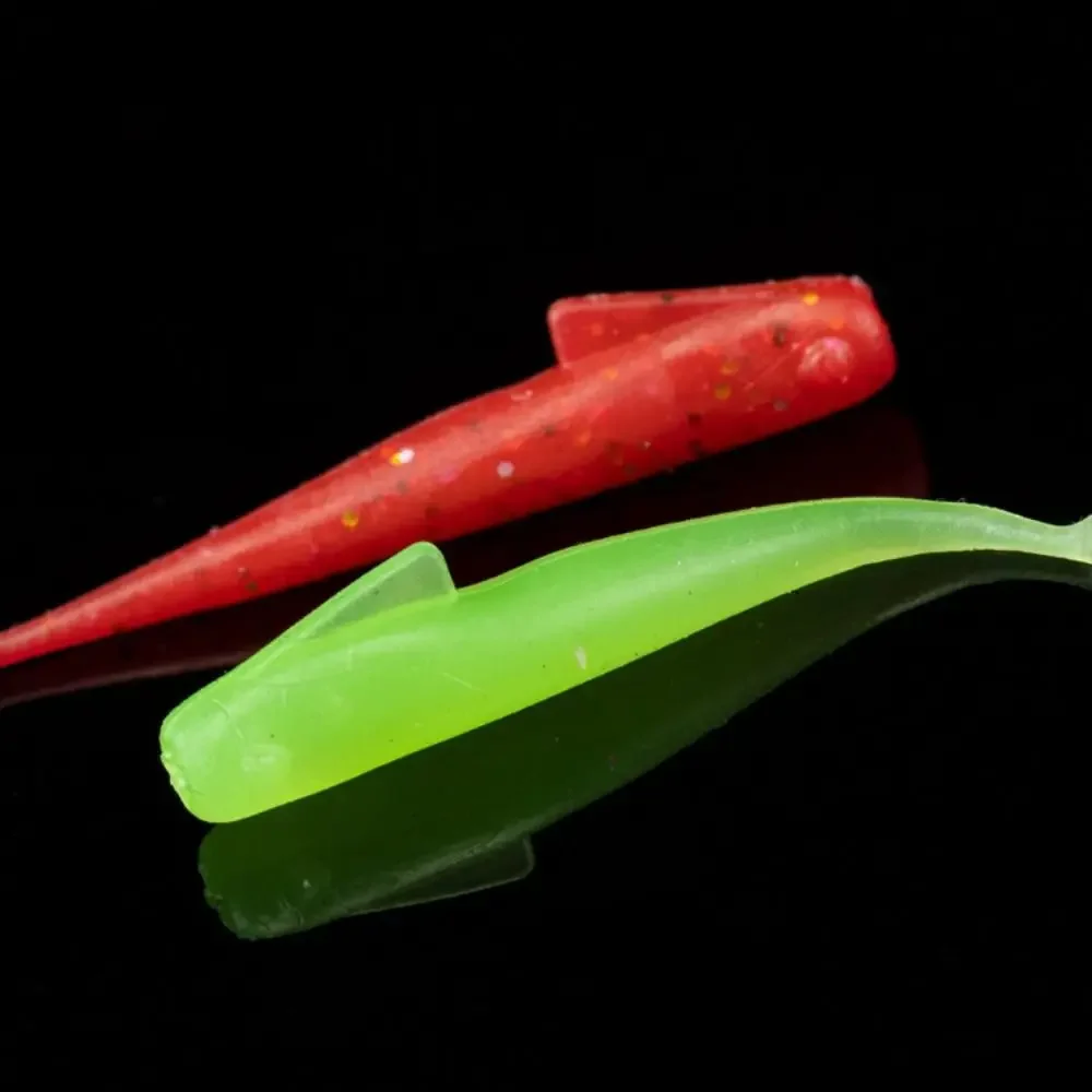 

15 шт., аксессуары для рыбалки, мягкие приманки из ТПЭ для рыбалки, 4 см, 6 цветов, приманка для рыбалки, приманки для гольяна, зимняя рыбалка