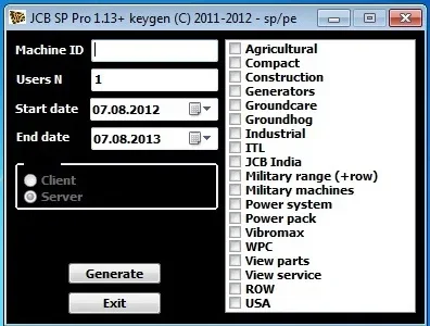 JCB Service Parts Pro 2.00+ Service Manual 2017+keygen