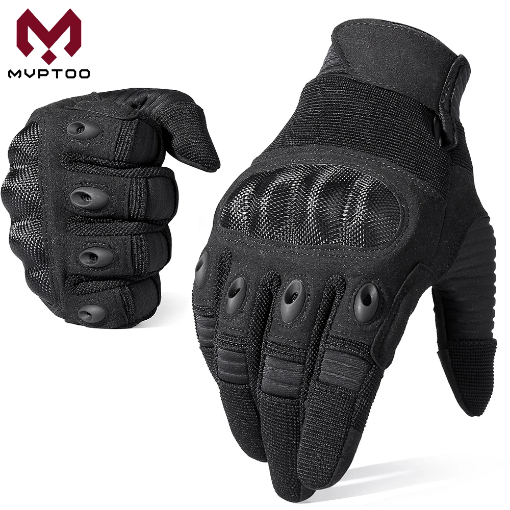 Outdoor Tactical Gloves Touch Screen Sport Cycling Hiking Hunting Camping Combat Work Driving Moto Protective Shell Non-slip Men