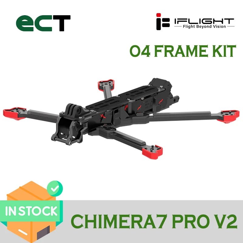 

IFlight Chimera7 Pro V2 O4 Frame Kit 7inch (DeadCat) Wheelbase 327mm With 6mm Arm for DJI O4 Air Unit RC FPV Drone