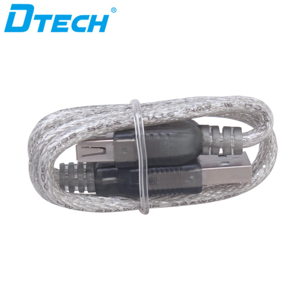 Dtech Industrial USB 2.0 to RS232 and DB25 Convertor 1.8m for Printers Serial Ports Parallel Port Device