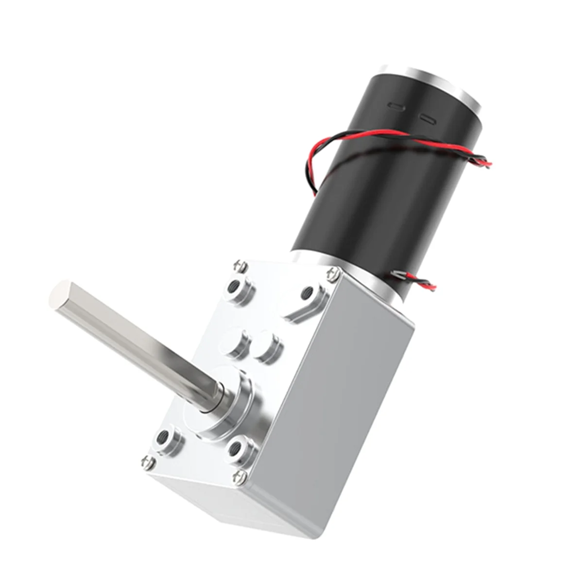5840-31ZY Copper Worm Gear Reducer Motor 12V Self-Locking Motor 470RPM for Electronic Engine
