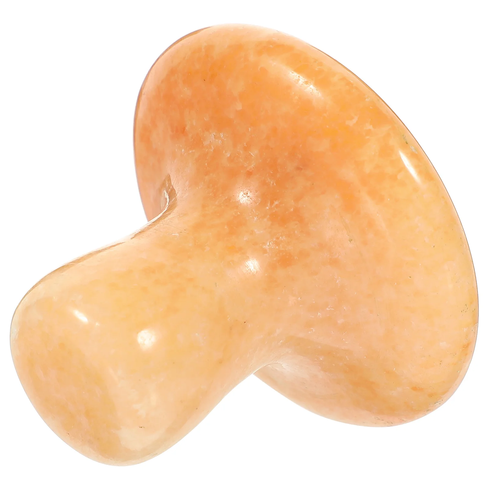 Face Guasha Massager Jade Beauty Stone Mushroom Shaped Roller for Face Neck Eye Fatigue Relief Durable Comfortable