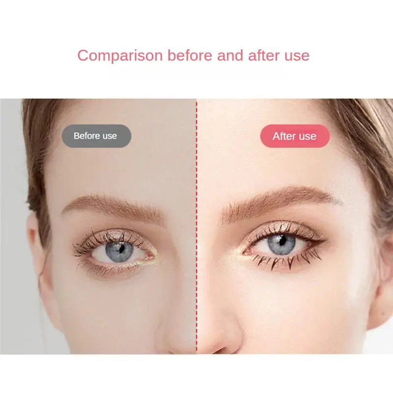 Timbri per ciglia da donna Strumento per il trucco degli occhi Estensioni delle ciglia inferiori fai-da-te Aspetto naturale per il trucco Ciglia finte per principianti Rosa