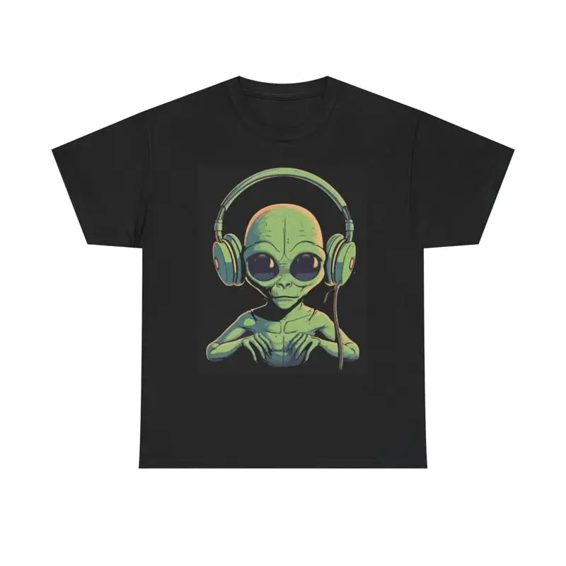 Alien Dj T Shirt Fu…