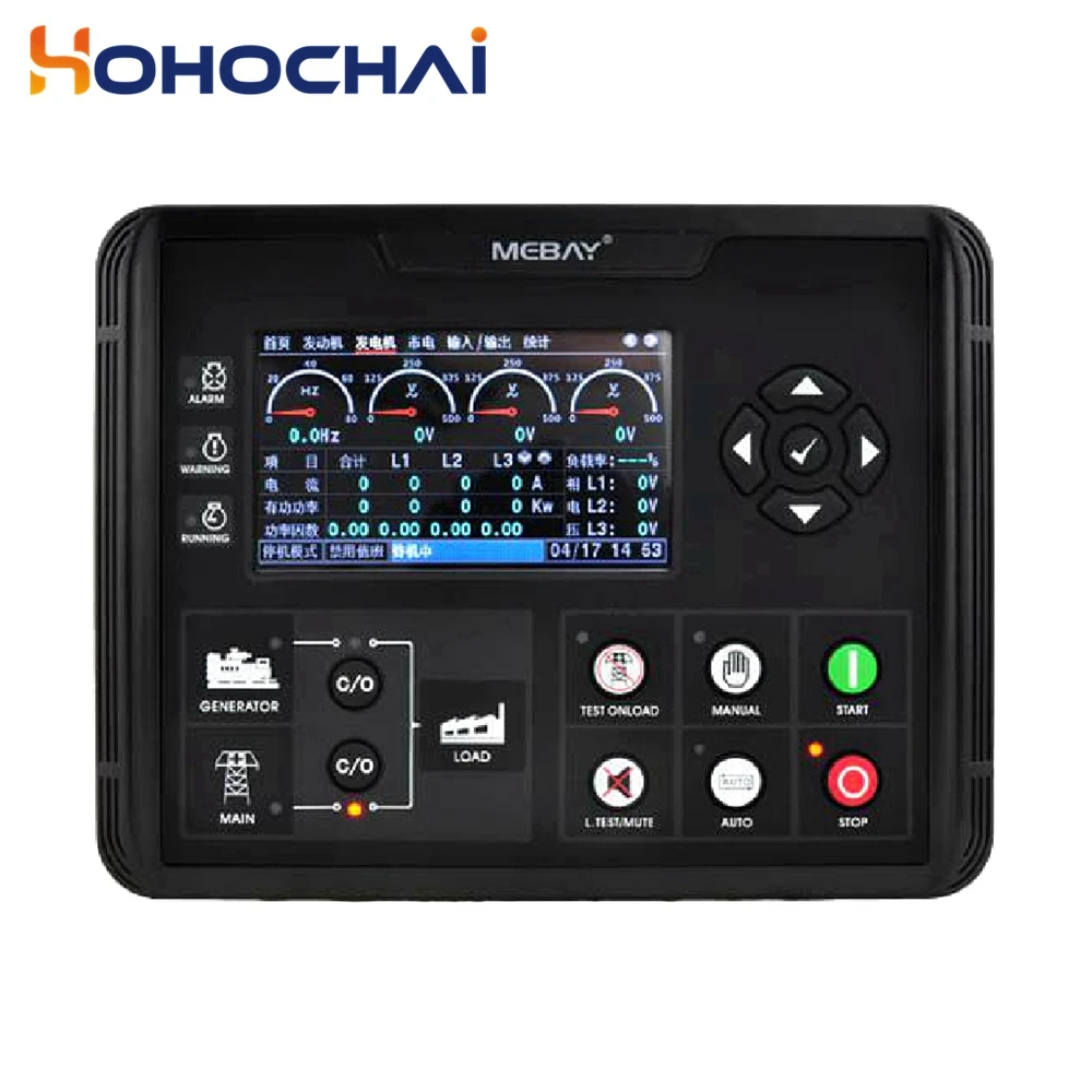Imagem -02 - Gerador Diesel Controlador Display Lcd Painel de Controle para Parâmetros Genconjunto Monitoramento Dc60d Dc62d Dc60dr Dc62dr