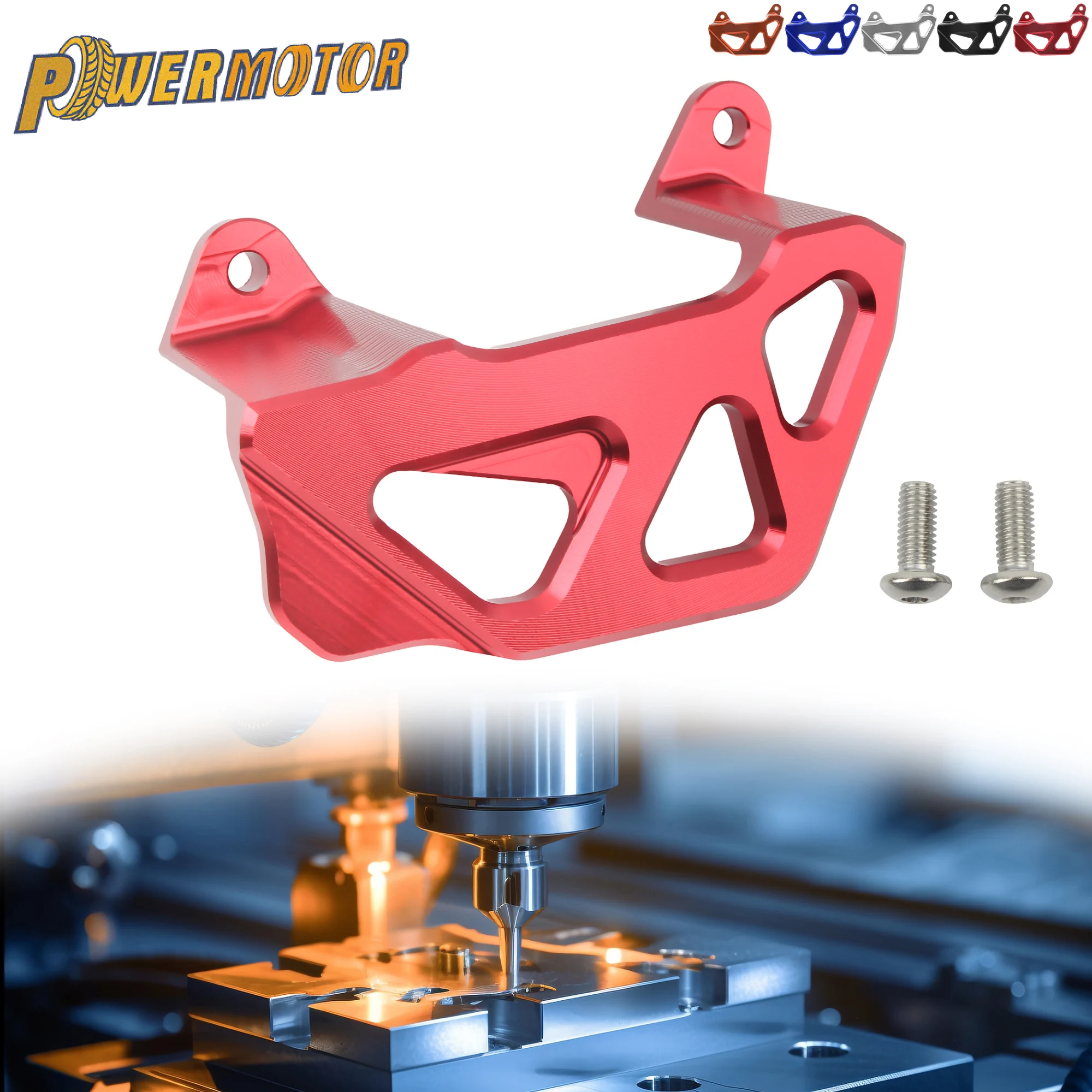 Für KTM EXC EXCF SX SXF XC XCW XCFW Hinten Bremssattel Schutz Hinten Bremsscheibe Schutz CNC Schutz Abdeckung ​ Für Husqvarna TE FE FC 125-501