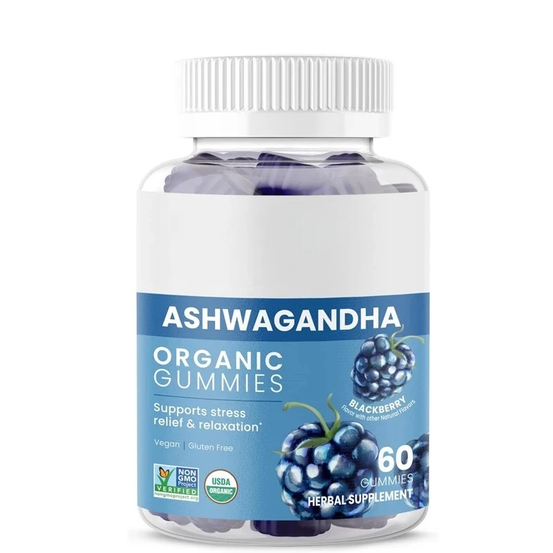 

Himalaya South African Drunken Eggplant Organic Soft Candy, helps relieve stress, energy, and relaxation, 60 gummies
