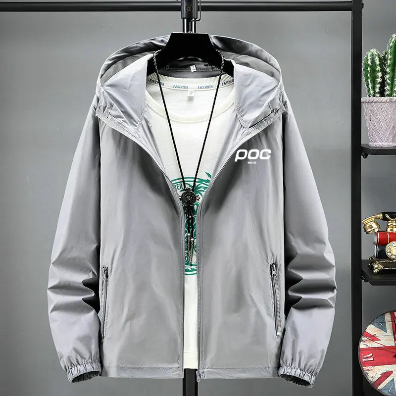 

2025 Moto Poc Cycling Jackets Windproof Biking Clothing Road Bike Windbreaker Cycle Bicycle Jacket Chaqueta Ciclismo Hombre Mtb