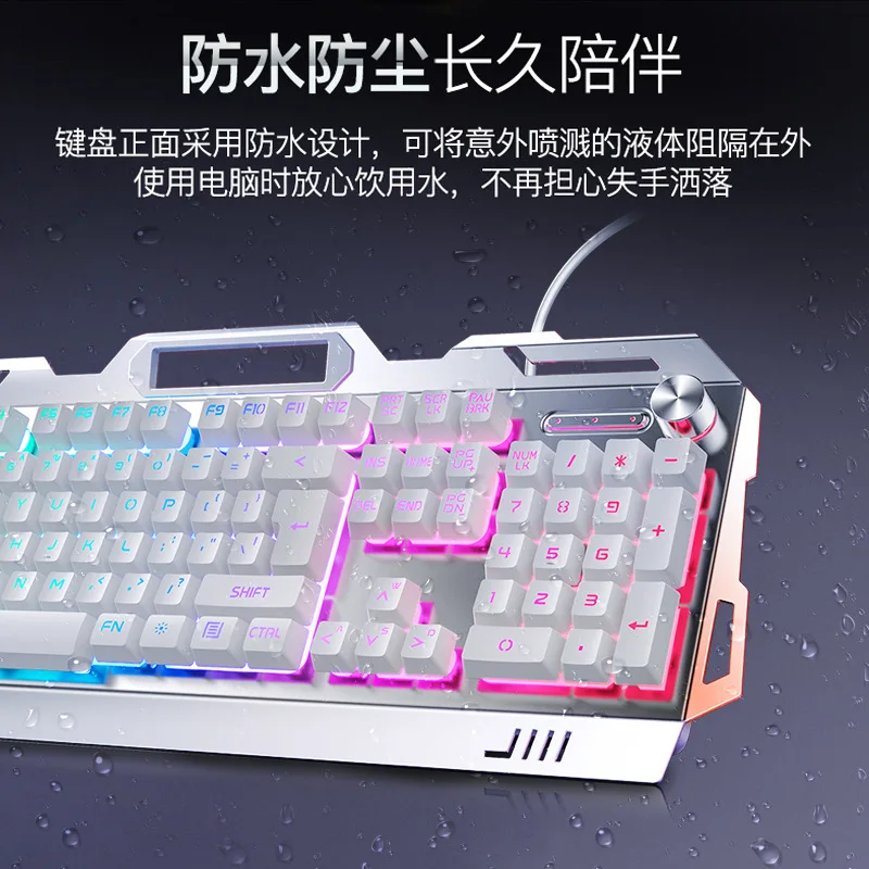 3čepel in1 RGB hráč klávesnice herní klávesnice a myš sluchátka hráč souprava podsvícená USB drátová počítač keyboardfor pc notebook teclado