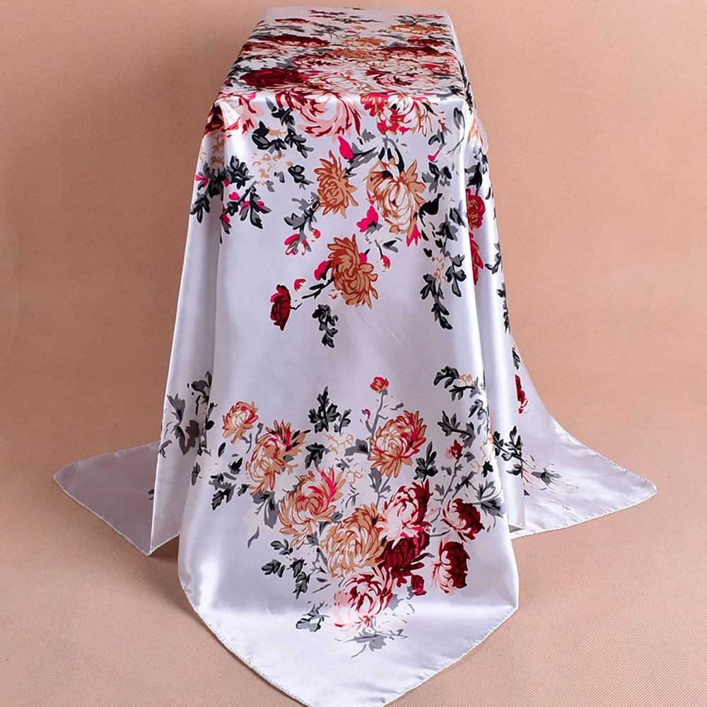 Soft Fashion Shawl Wraps Ladies Scarf Scarves Women Printed Silk Scarf Silk Women Blanket Scarfs for Women Christmas Scarf Women