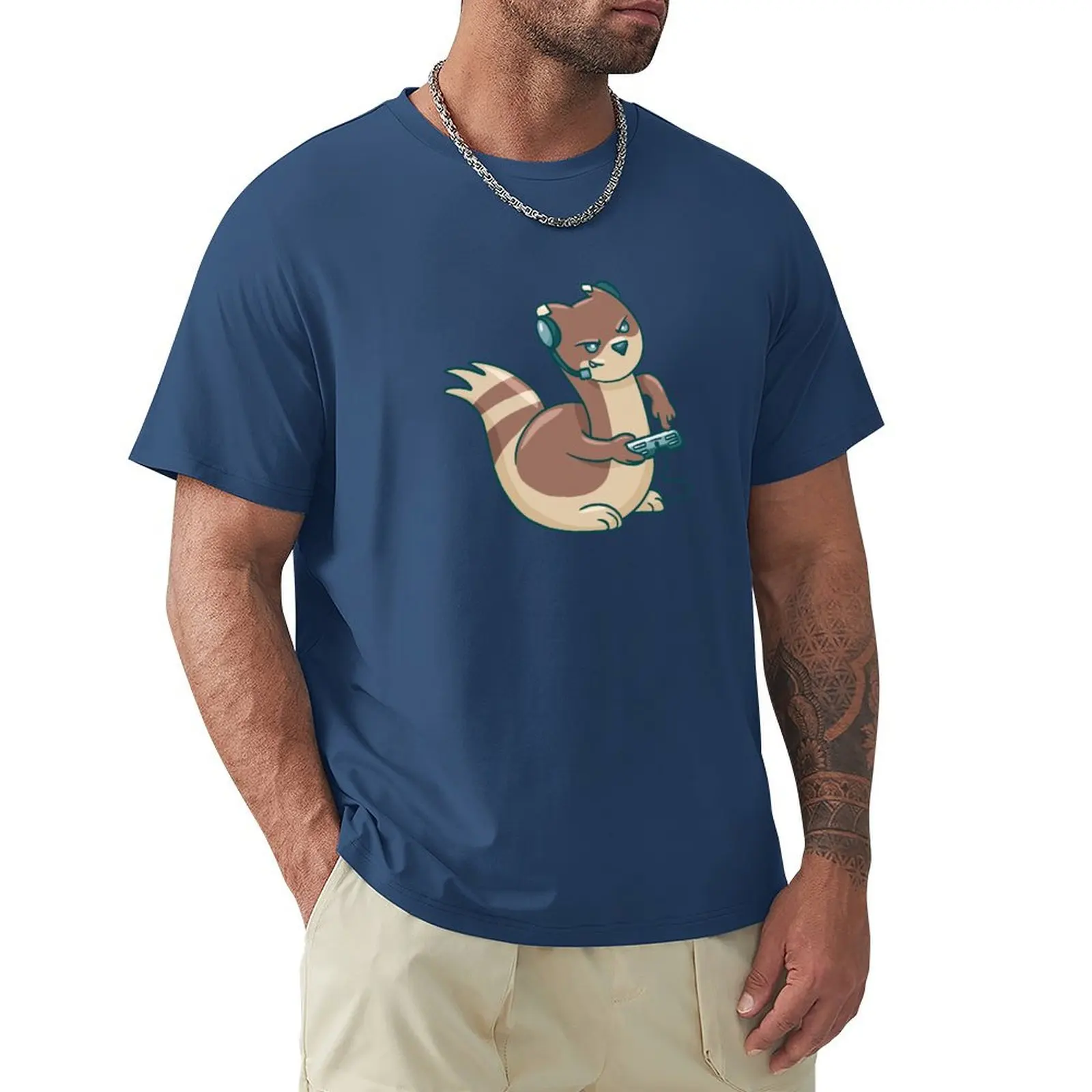 

Gamer ferret, polecat T-Shirt cute clothes sublime Aesthetic clothing men t shirts