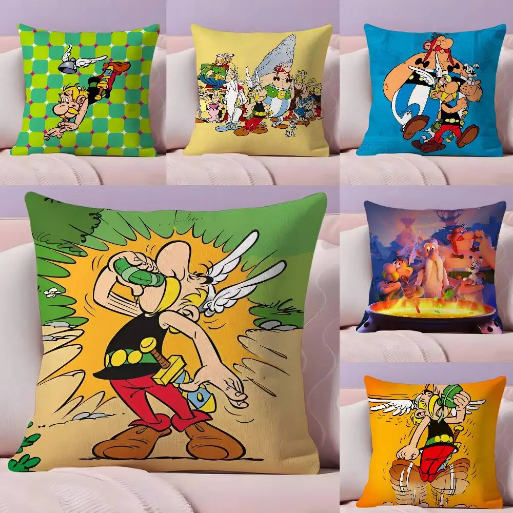 غطاء وسادة Adventure C-C-Comic A-Asterix مصنوع من نسيج فائق النعومة وصديق للبشرة مثل الراحة وسحاب مخفي #1