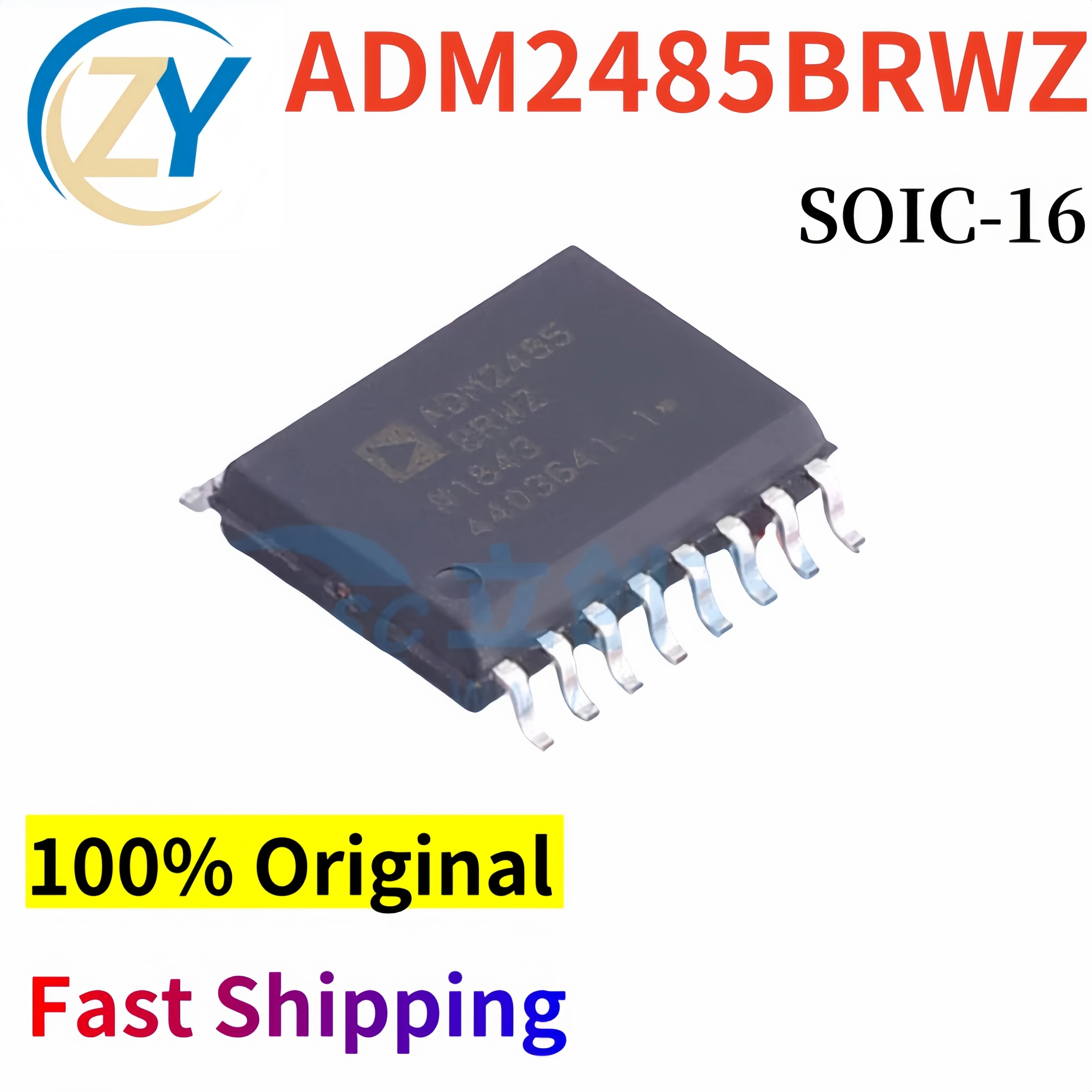 (2pcs) ADM2485 ADM2485BRWZ Digital Isolators ADM2485BRWZ-REEL7 SOIC-16 100% Original