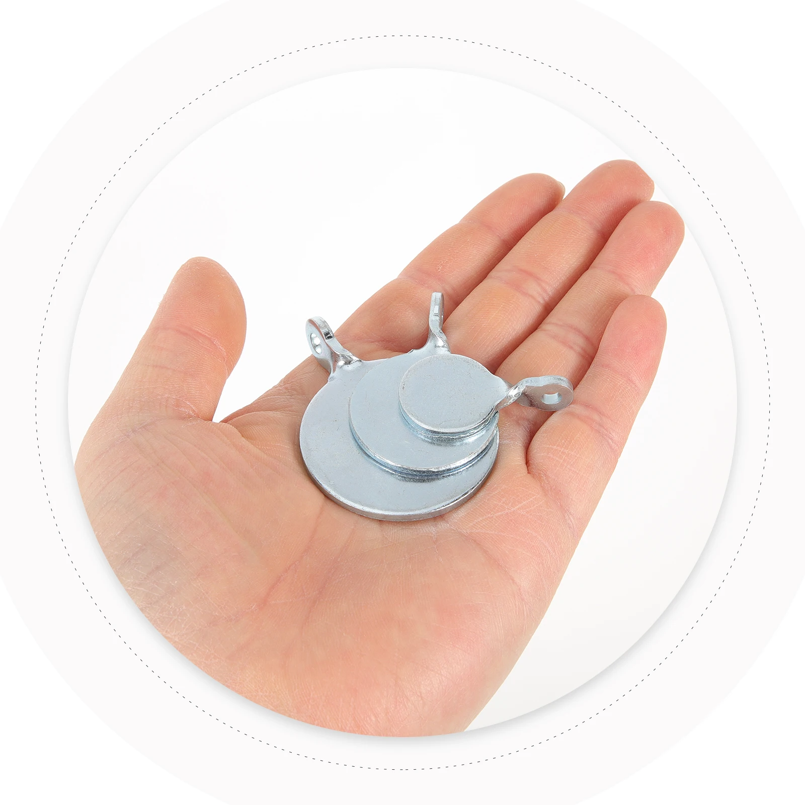 Objetivo de tiro colgante, 6 uds., objetivo de tren de acero inoxidable para deportes al aire libre, herramienta de práctica de precisión, equipo de ejercicio de tiro con arco