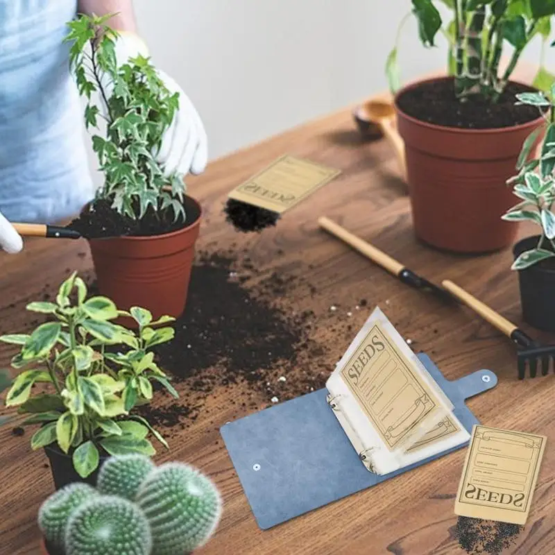

Rapeseed Preservation Envelope Small Resealable Envelopes Durable Vintage Adhesive Pocket For Storage Keys Garden Planting Craft