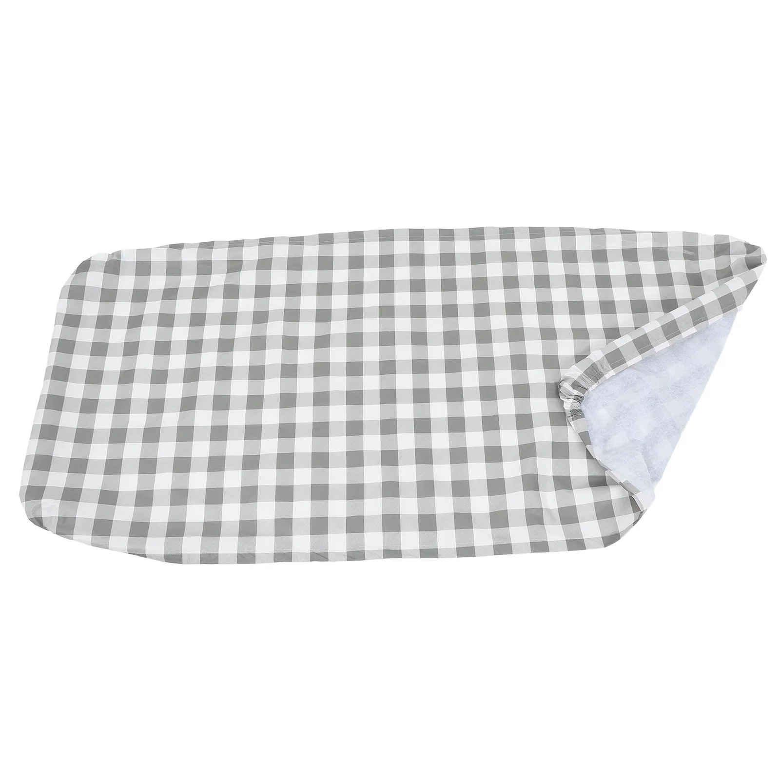 

Anti-Dust Table Cover for Outdoor Patio High Elastic PVC Flannel Material Tight Secure Fit for Dining Coffee Table Use