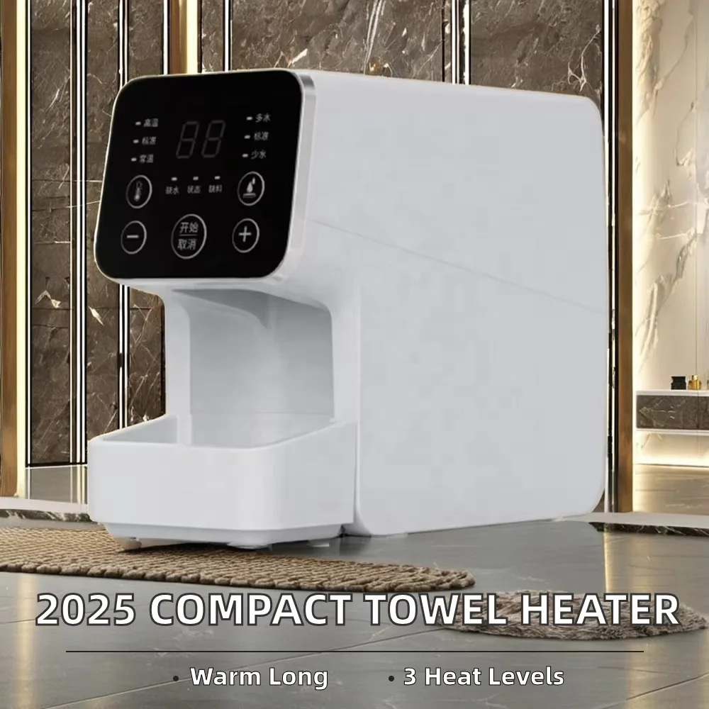 Portable 2025 New Style Compact Towel Heater Long-Lasting Warm Wet Napkin Machine Compressed Non-Woven Fabric Dispenser