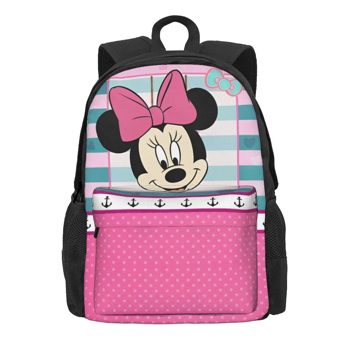 

Cartoon Cute Minnie Mickey Mouse Women Backpack Mochila Children School Bag Pink Laptop Rucksack Kids Waterproof Shoulder Bag