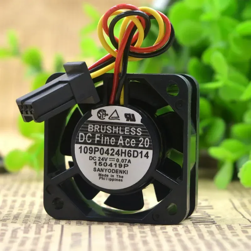 for SANYO 109P0424H6D14 4020 4CM 24V 0.07A Cooling Fan with Detection