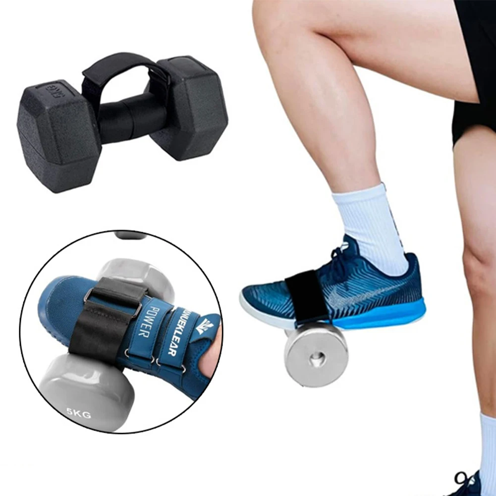 1/2pcs Dumbbell Ankle Strap Weight Lifting Foot Bands Tibialis Trainer Leg Muscle Strengthen Training Workout Fitness Equipment