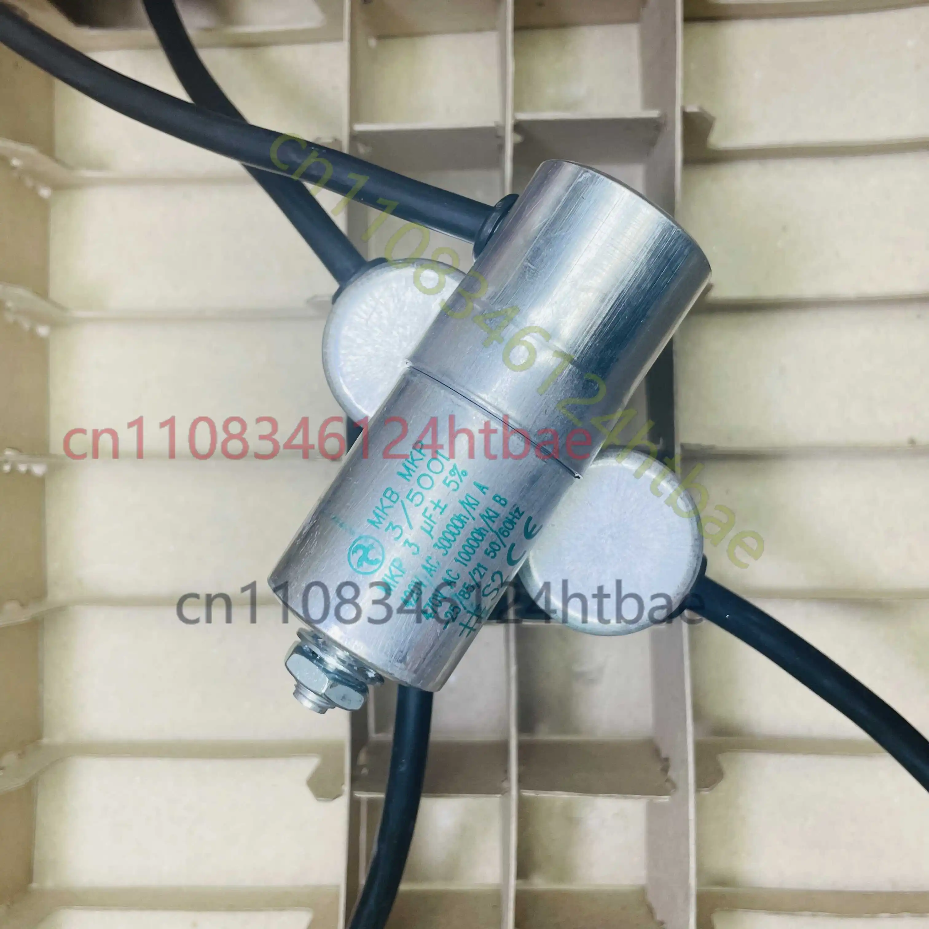 For MKB MKP 4/500 Fan Starting Capacitor, German Imported 4uF 420-470VAC ebm-papst Motor Run Capacitor New Original