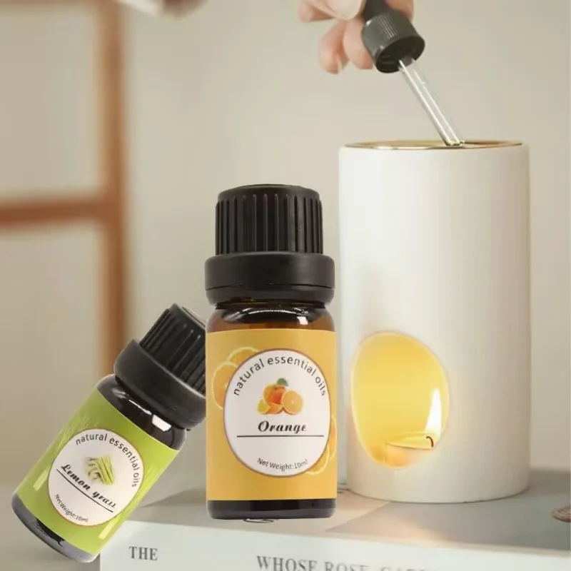 Premium Natural Cambodian Oud Blue Lotus Essential Oil For Beauty Skin Care Decompression Deep Sleep Purify Healing Meditation