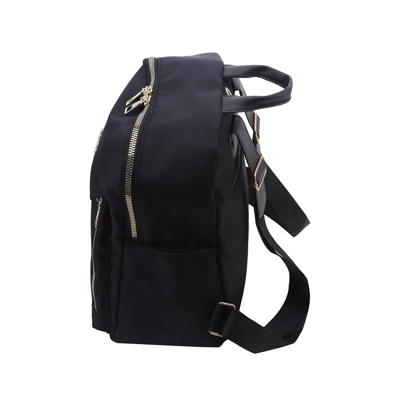 1Pc Oxford Cloth Women Fashion Backpack Large Capacity Black Casual Travel Backpack High Quality Ladies Bag New