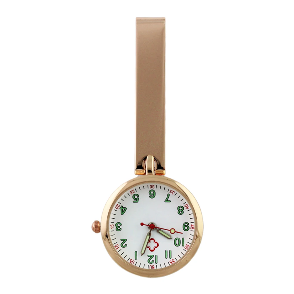 

Nurse Watch Pocket Hanging Durable Premium Material Clear Numbers Accurate Timekeeping Night Fashion Pearlescent