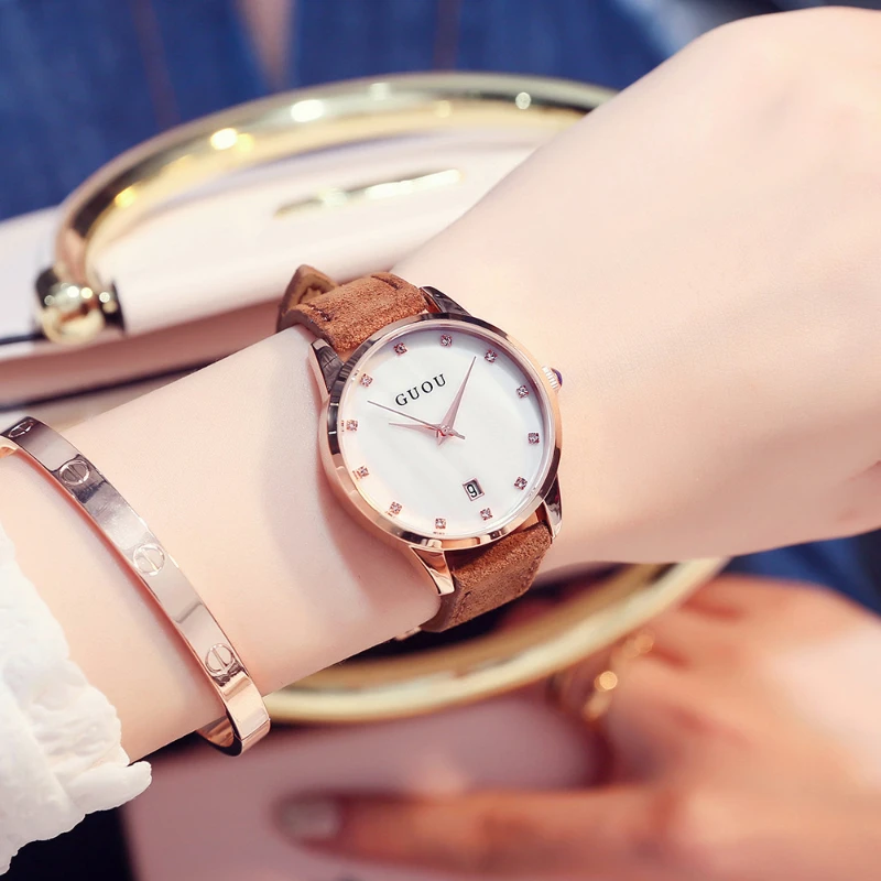 

Fashion Quartz Watch Women Jean Fabric Leather Strap Dress Watches Relogio Feminino Ladies Wristwatch Hot Clock Reloj Mujer