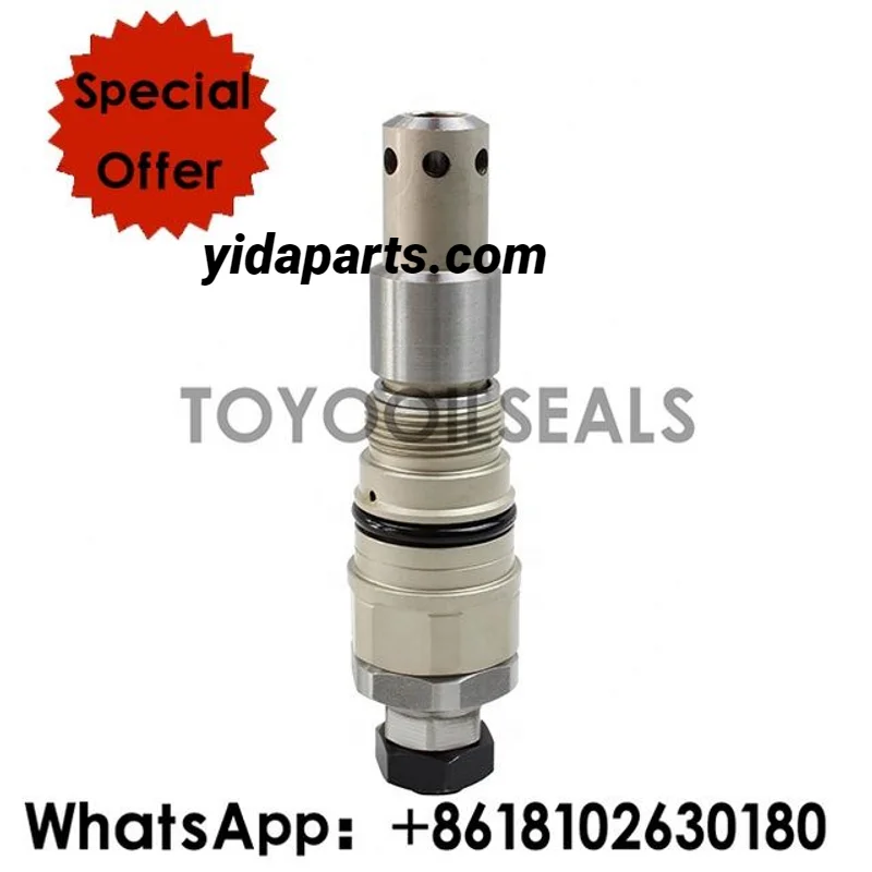 

Hydraulic parts ZAX330 main relief valve with direct injection for Hitachi excavator YN22V00014F1