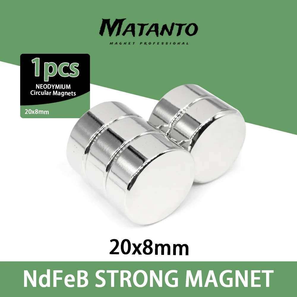 1/3/5/10/20/50pcs 20x8 N35 Round Magnets 20mmx8mm Neodymium Magnetic 20x8mm Permanent NdFeB Super Strong Powerful Magnet 20*8 mm