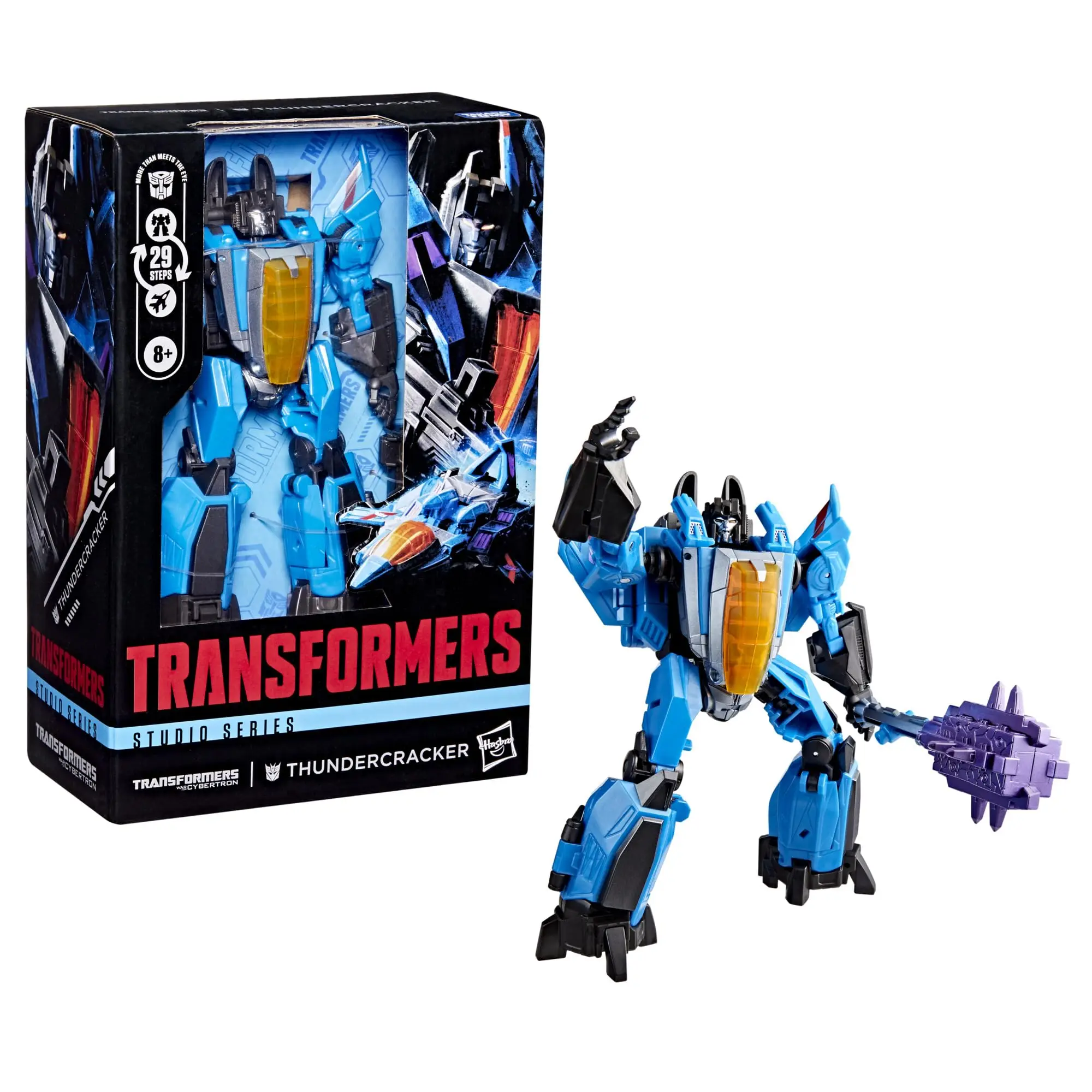

【Pre-Order】Hasbro Transformers Studio Series War for Cybertron Thundercracker 6.5inch Converting Action Figure Robot Toy G0561