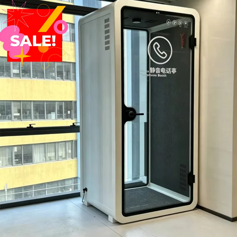 Customization Office Recording Booth Commercial Space Calling Pod Movable Soundproof Pods for Drums