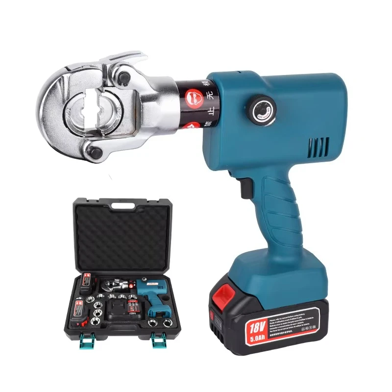SME-300 OEM ODM Rechargeable Battery Hydraulic Crimping Tool 60KN Electric Lug Crimper Copper Aluminum Terminal