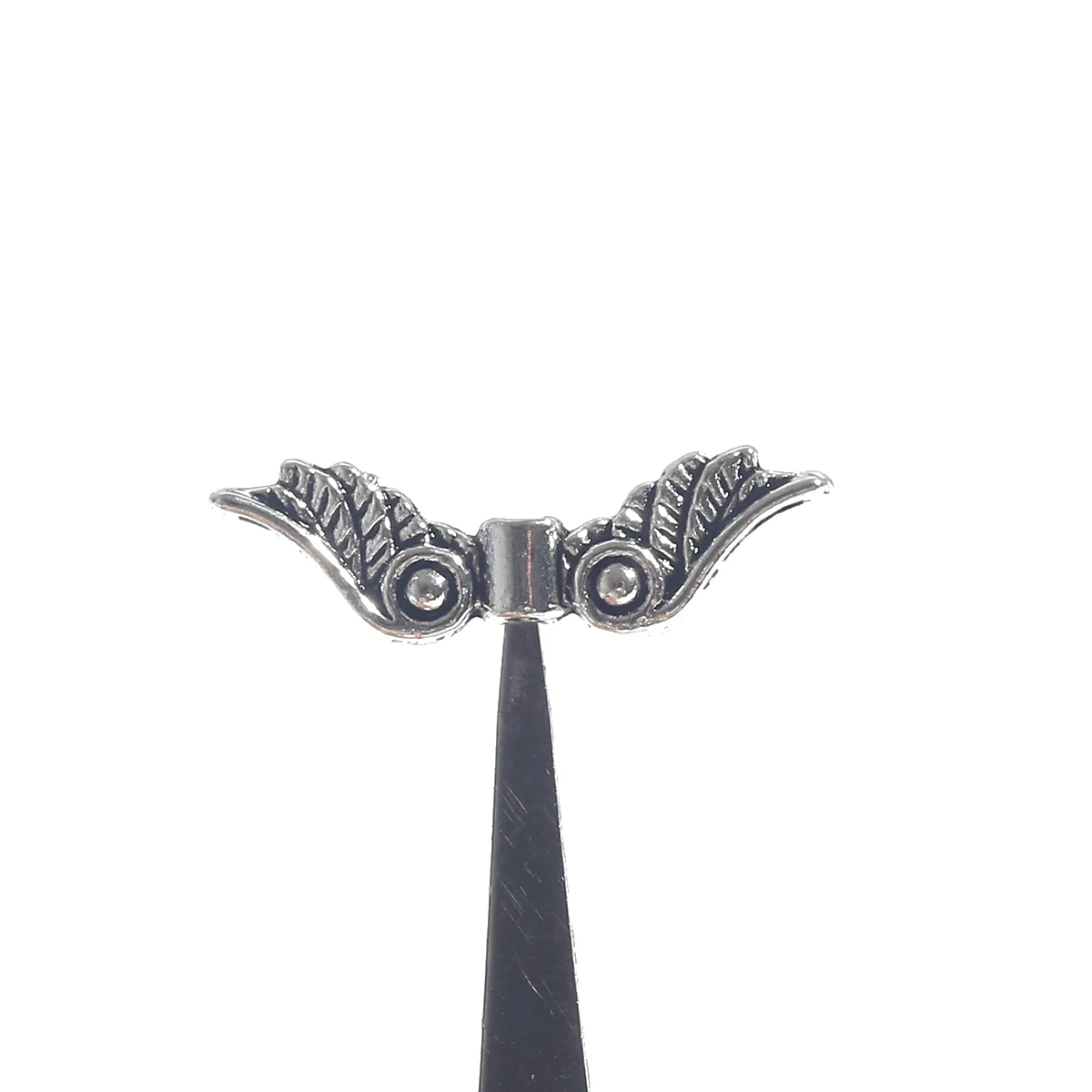 20Pcs Antique Silver Color Hollow Angel Wing Charm Spacers Beads For Jewelry Making Accessories DIY Earrings Necklace Bracelet