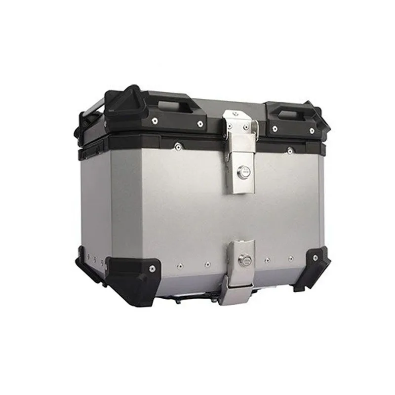 45L 55L 65L Universal Aluminum Alloy Waterproof Motorcycle Storage Box Tail Box Trunk
