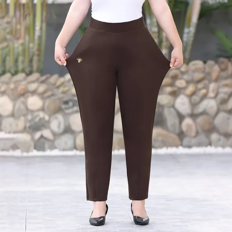 Dress Pants Women Autumn Large Plus Size 5XL 6XL 7XL Lady Suit Trousers High Waist Loose Office Formal Oversized Female Clothes